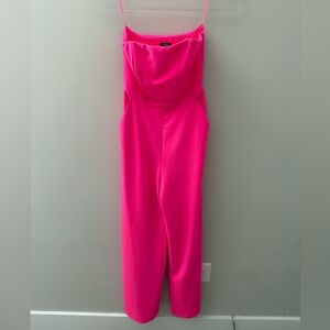 Express Vibrant Pink Jumpsuit